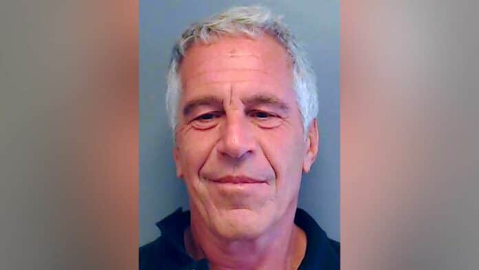 Mug shot of Jeffrey Epstein, July 25 2013 (State of Florida; Public domainWikimedia Commons)