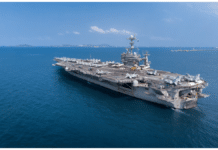 Carrier USS George Washington Steaming Toward Middle East