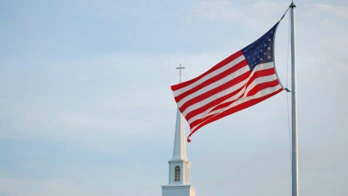 Flag Church Christian Nationalism