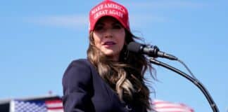 Kristi Noem & Stephen Miller Caught Dancing to ‘Ice Ice Baby’ Kristi Noem