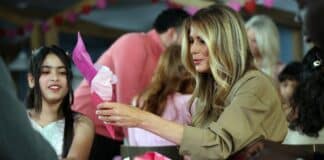 Children Receive Special Valentine’s Day Visit by First Lady