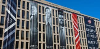 Charlie Kirk Tribute Hangs from Department of Education