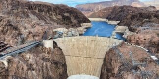 Hoover Dam Gets Patriotic Display
