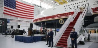 Trump Unveils New Air Force One