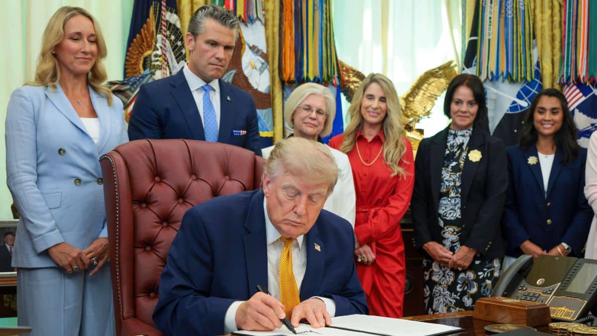 Trump appoints Jennifer Hegseth to chair military spouses commission